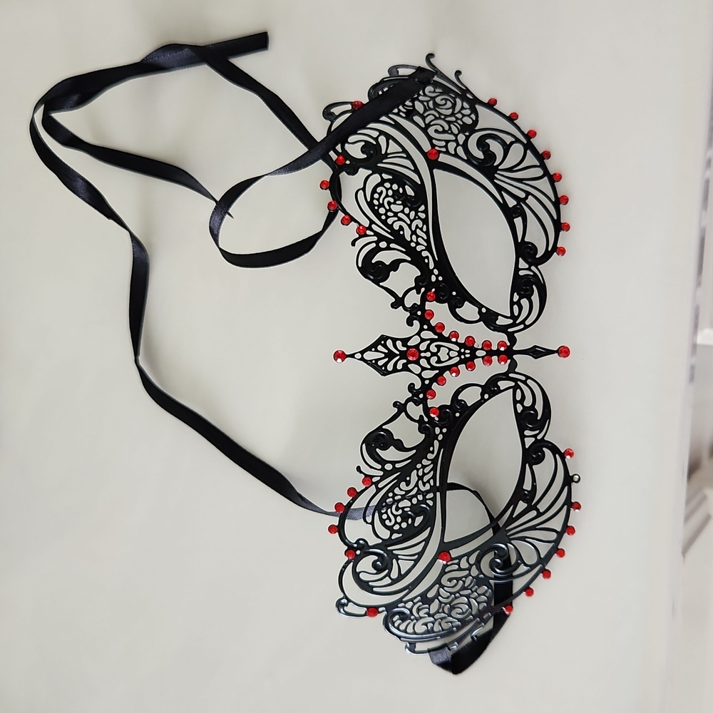 Black and Red Mask